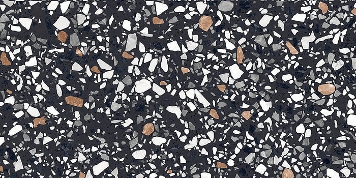טראצו שחור-אבנים לבן וקצת חום
R10 נגד החלקה
גודל: 120*60
תוצרת איטליה
