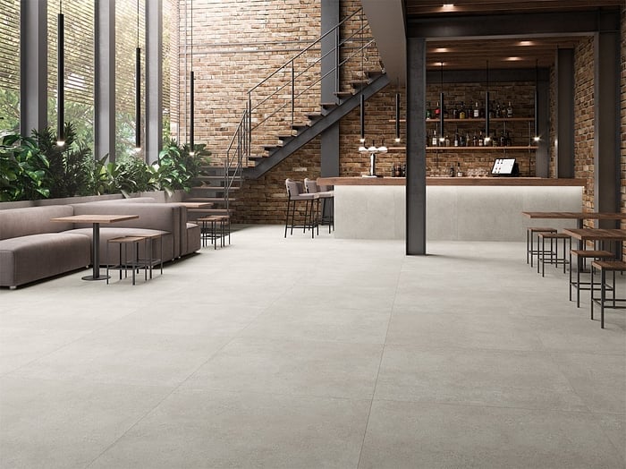 דמוי טראצו בז'-קרם - אבנים קטנטנות, R11 נגד החלקה. 
גודל: 120*60 
תוצרת ספרד