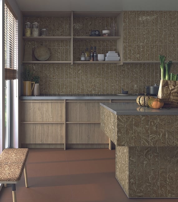 פורצלן דמוי שיש חום, גימור מט בשילוב מבריק 
גודל: 8*31.5 
קיימים גוונים נוספים בסדרה 
לפי הזמנה מיוחדת - 6 שבועות


