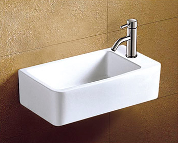 כיור מונח. 
גודל: 25*45.5 ס"מ. 
גובה: 12 ס"מ. 
