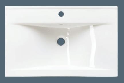  כיור קיר תלוי לאמבטיה L6560. מידה: 60X46 
צבע-לבן 
כיור קיר 
גם כיור מעל משטח-חצי בפנים 
מחיר: 819 ש"ח