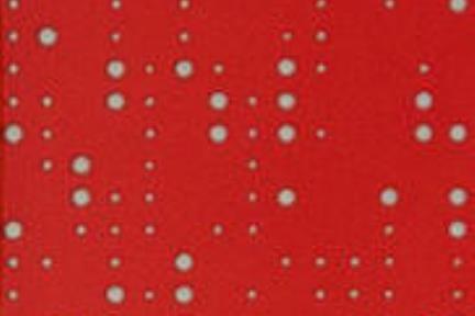 דגם 27018. אדום מבריק + עיגולים לקירות. 
גודל: 20*62.5
