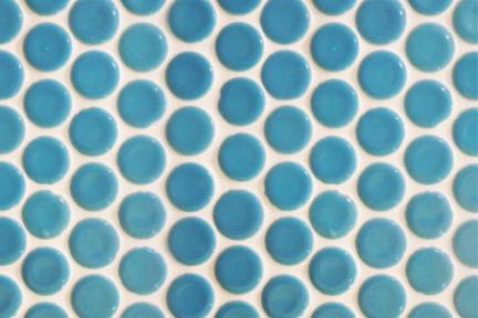אריחי פסיפס לחיפוי קיר מקרמיקה 3112. פסיפס עיגולים כחולים