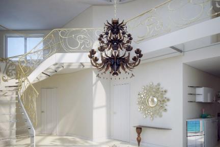 הדמיית חדר מדרגות-1.ב. מדרגות בהזמנה מיוחדת מזכוכית
