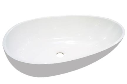  כיור רזינה לאמבטיה  L620GL5. כיור ביצה אפור-לבן 
אבן מלאכותית
Size: 40/62
 