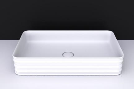  כיור מונח לחדר אמבטיה B620-11. כיור מדורג - לבן מט. 
גודל: 38*65. 
גובה:12