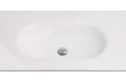  כיור מונח לחדר אמבטיה B6874. כיור לבן אבן מלאכותית. 
גודל: 80*46