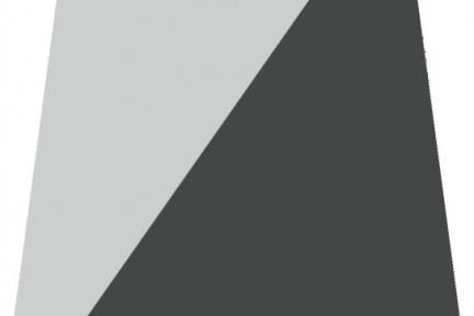 דגם 1011985. קרמיקה פרמידה שחור-לבן מט לריק. 
גודל: 12.5*12.5